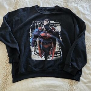 American Rag Black Superman Sweatshirt